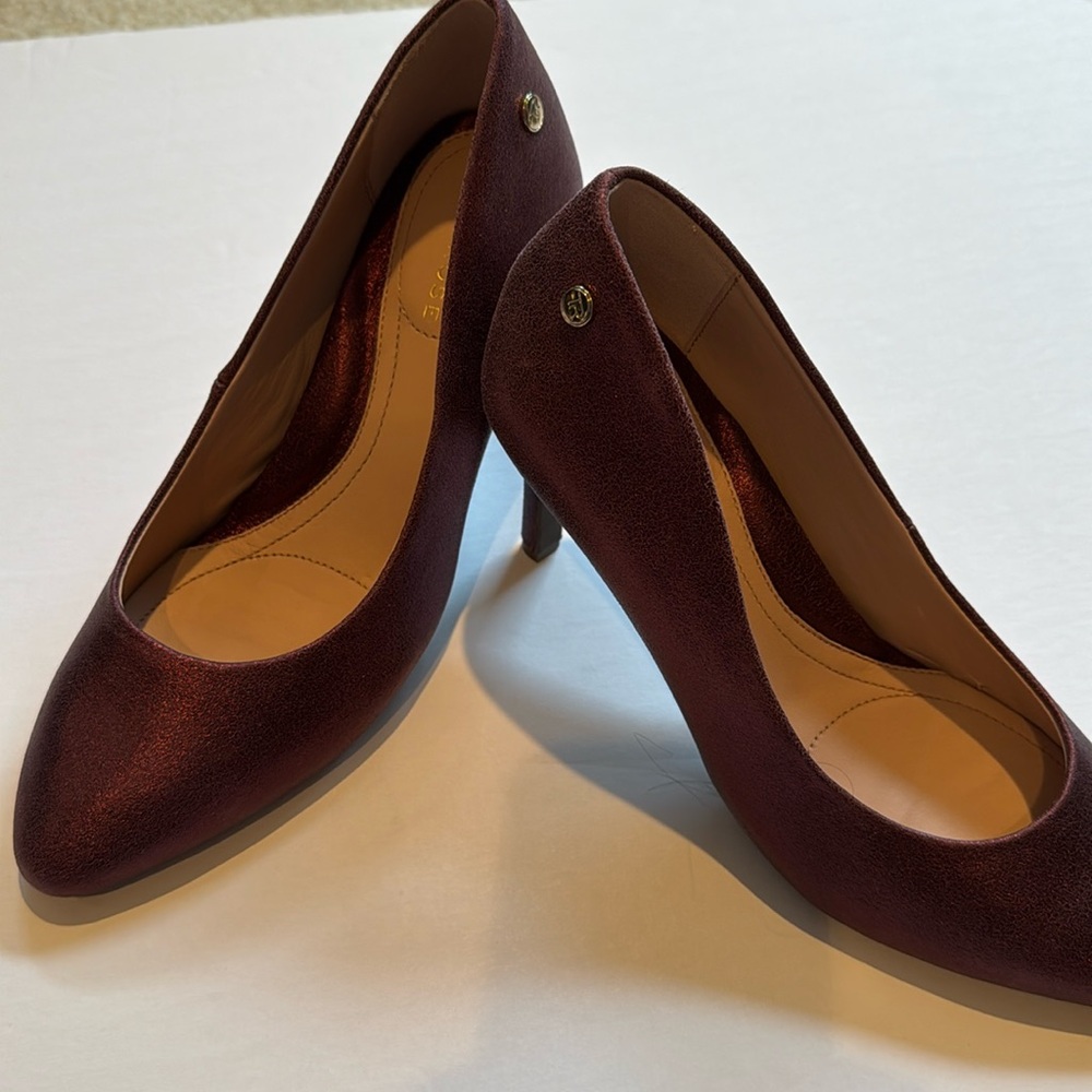 Taryn Rose pumps. Soft satin finish. Never worn, no box.